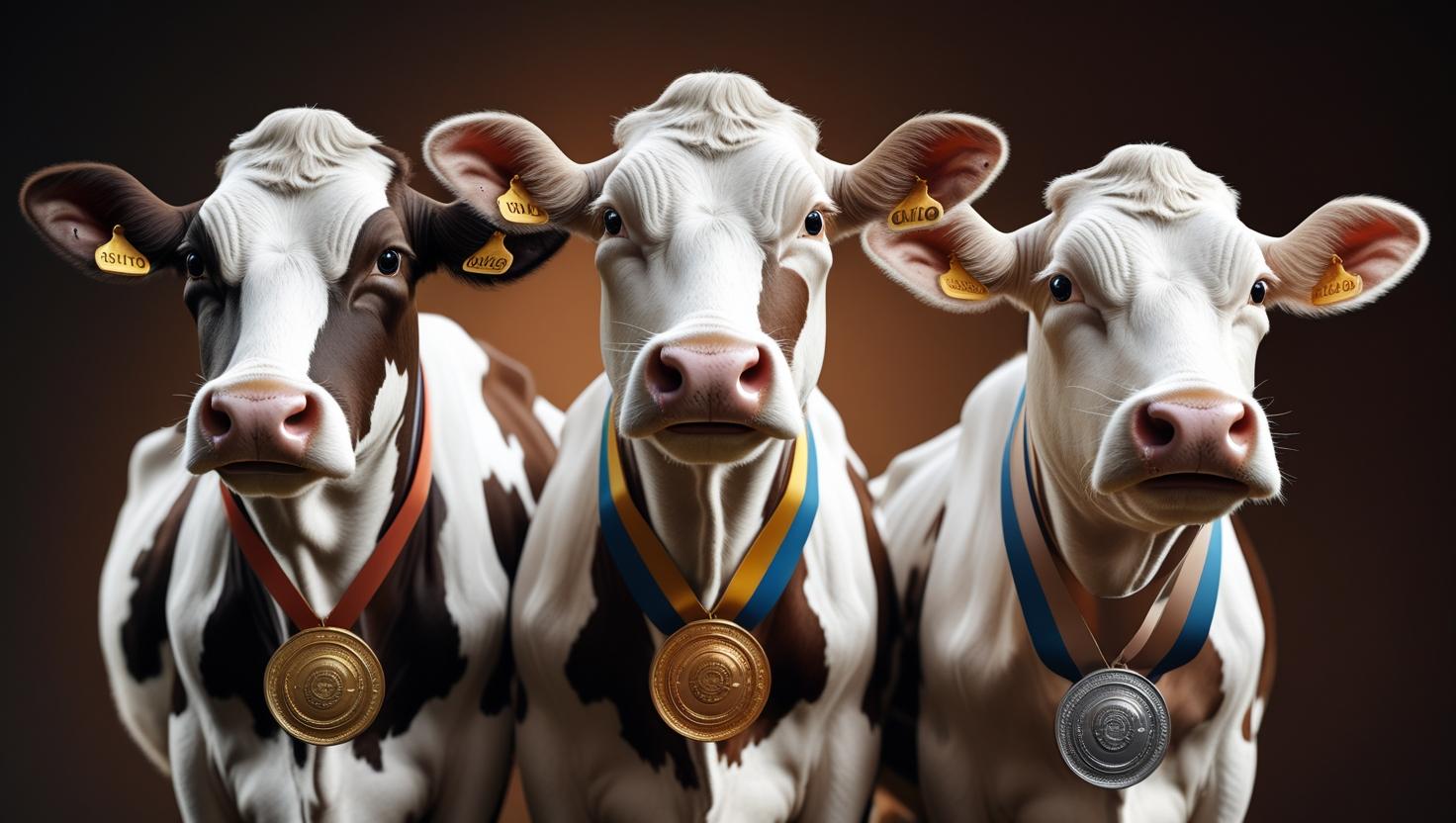 Passo a passo para criar a vaca campeã das grandes exposições