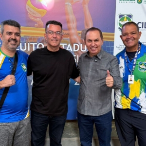 Vereador Dilemário prestigia Circuito de Vôlei de Praia dos Surdos em Cuiabá