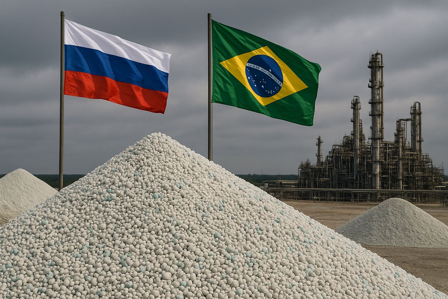 Dependência de fertilizantes russos deixa Brasil vulnerável a novas taxações dos EUA