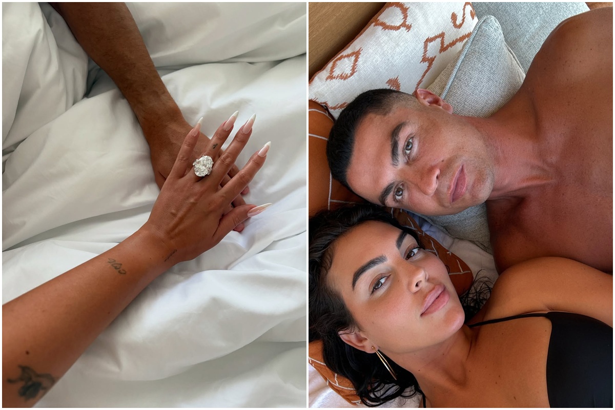 Georgina Rodríguez comemora pedido de casamento de Cristiano Ronaldo
