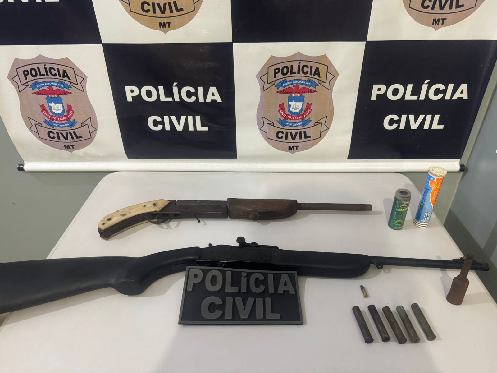Polícia Civil prende condenado por homicídio com armas e munições na zona rural de Comodoro
