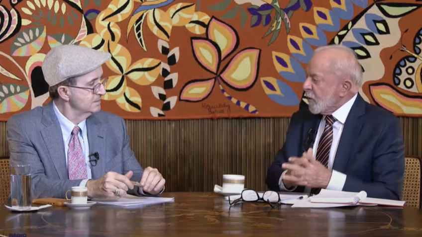 Lula só aceitou falar à “Band” se entrevistador fosse Reinaldo Azevedo