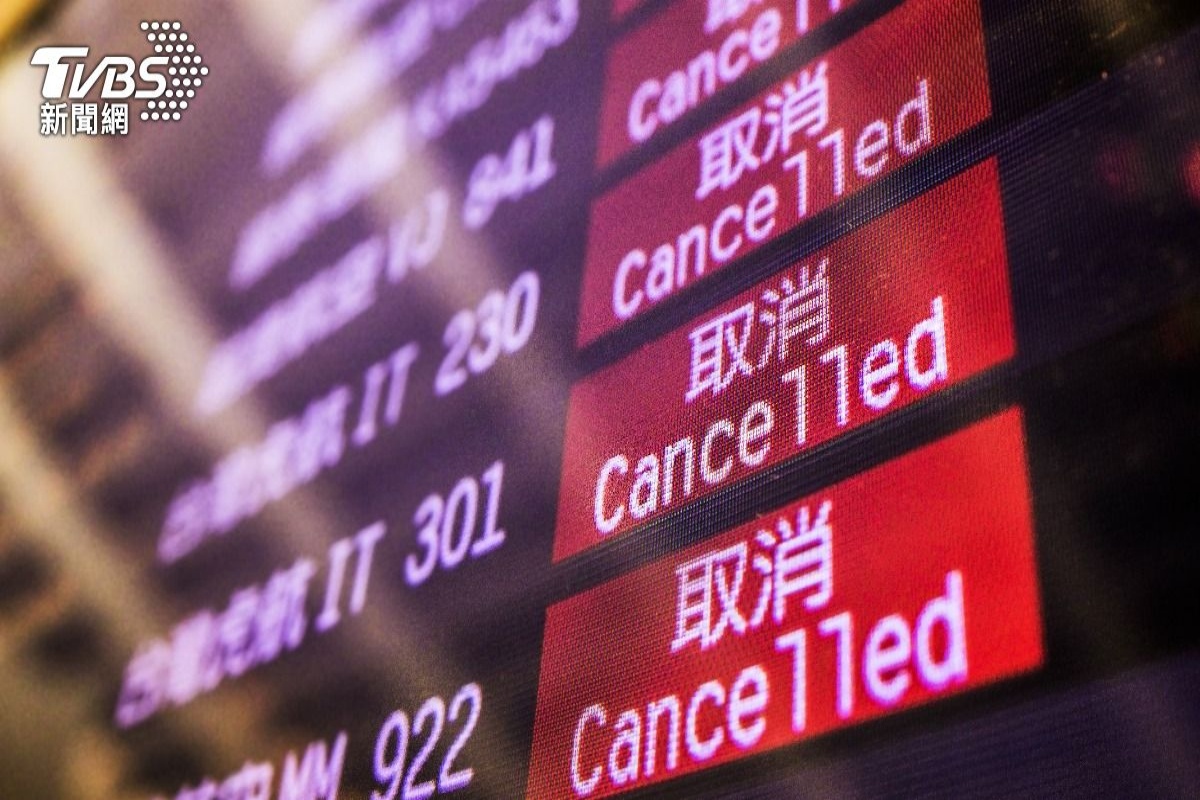 Voos domésticos são cancelados em Taiwan devido a um tufão