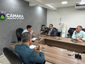Comissão de Obras Públicas recebe secretário para apresentação de balanço dos primeiros seis meses de gestão