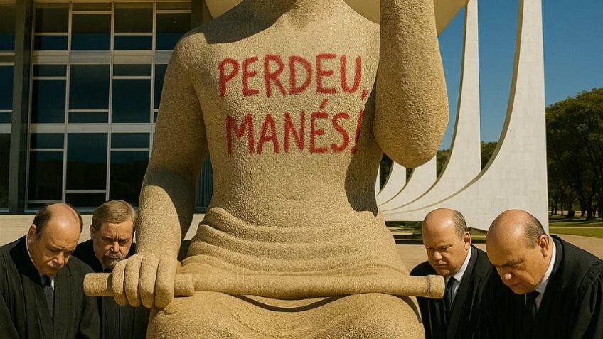 Deputado Gustavo Gayer publica montagem de Moraes com ofensa ao STF