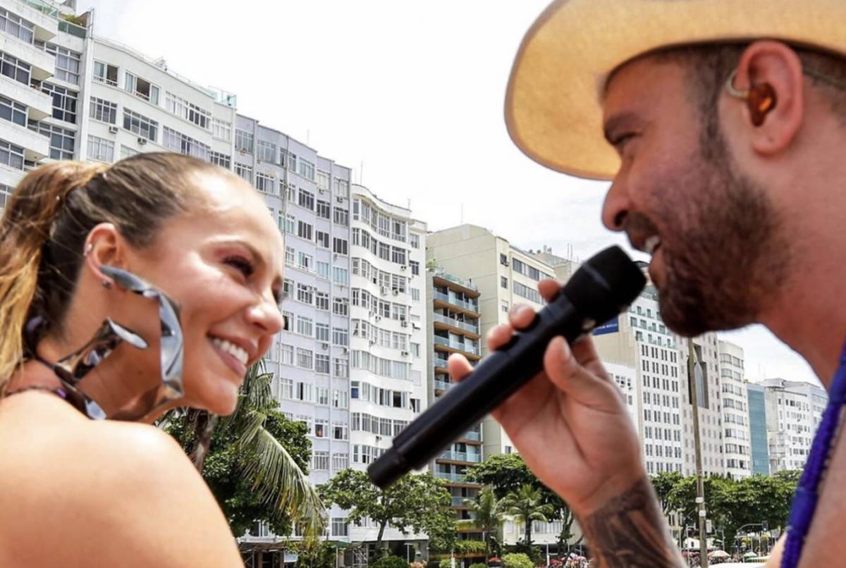 Diogo Nogueira rasga elogios à Paolla Oliveira: “Muita energia e amor”