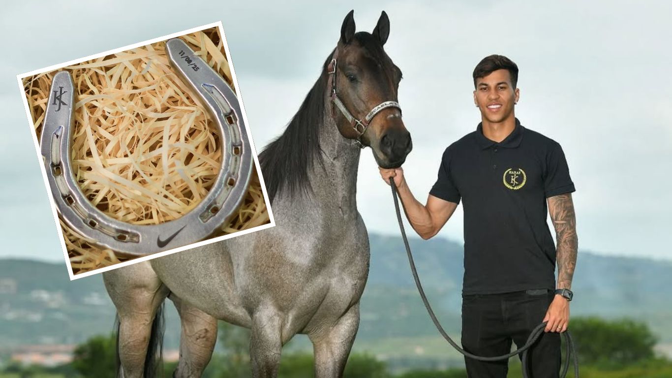 Kaio Jorge assina com a Nike e ganha ferradura que simboliza sua paixão pelo Quarto de Milha
