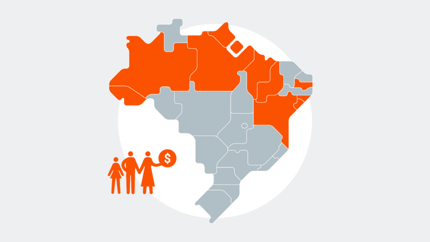 10 Estados têm mais Bolsa Família que Carteira assinada
