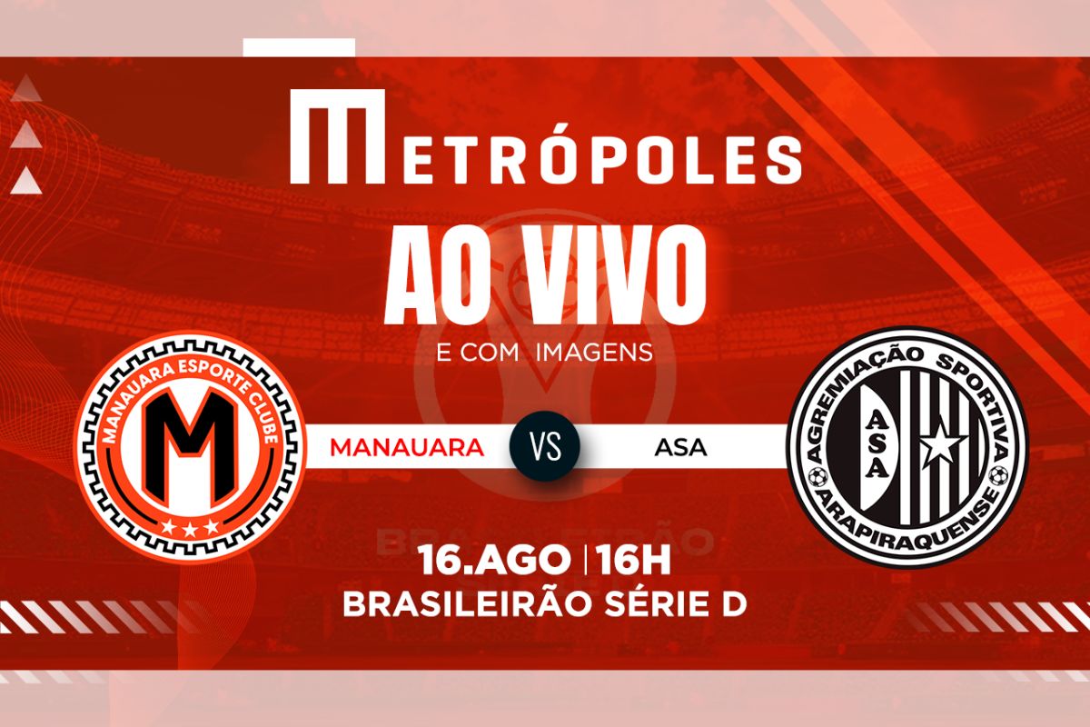 Série D: assista ao vivo e com imagens Manauara-AM x Asa-AL