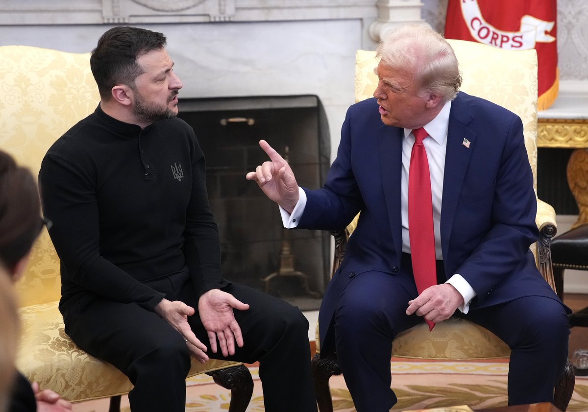 Líderes europeus acompanham Zelensky em nova reunião com Trump nos EUA