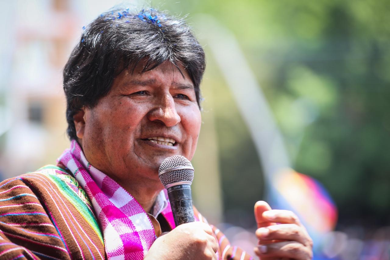Evo diz que eleição na Bolívia não tem legitimidade