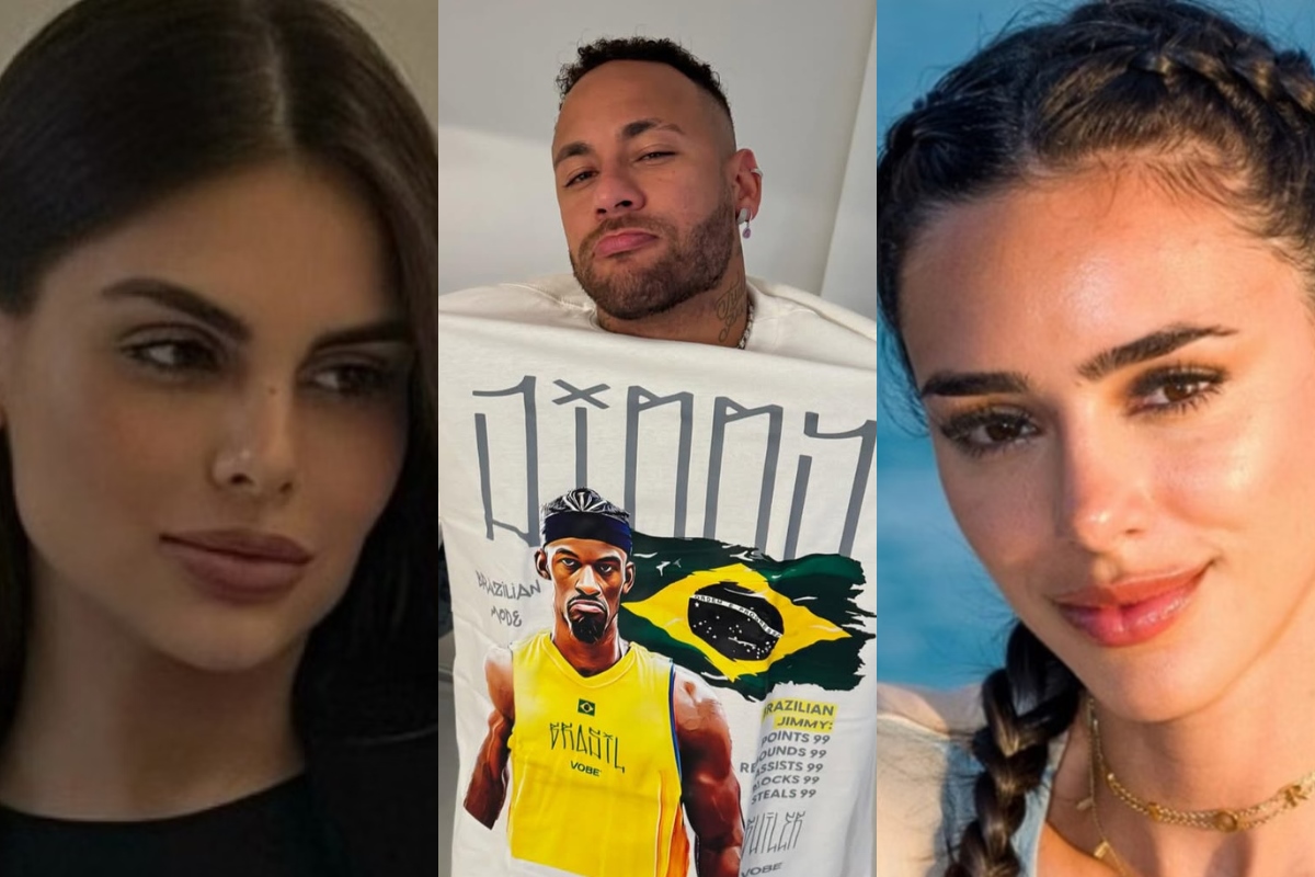 Neymar diz que está cansado de tretas entre Bruna e Amanda Kimberlly