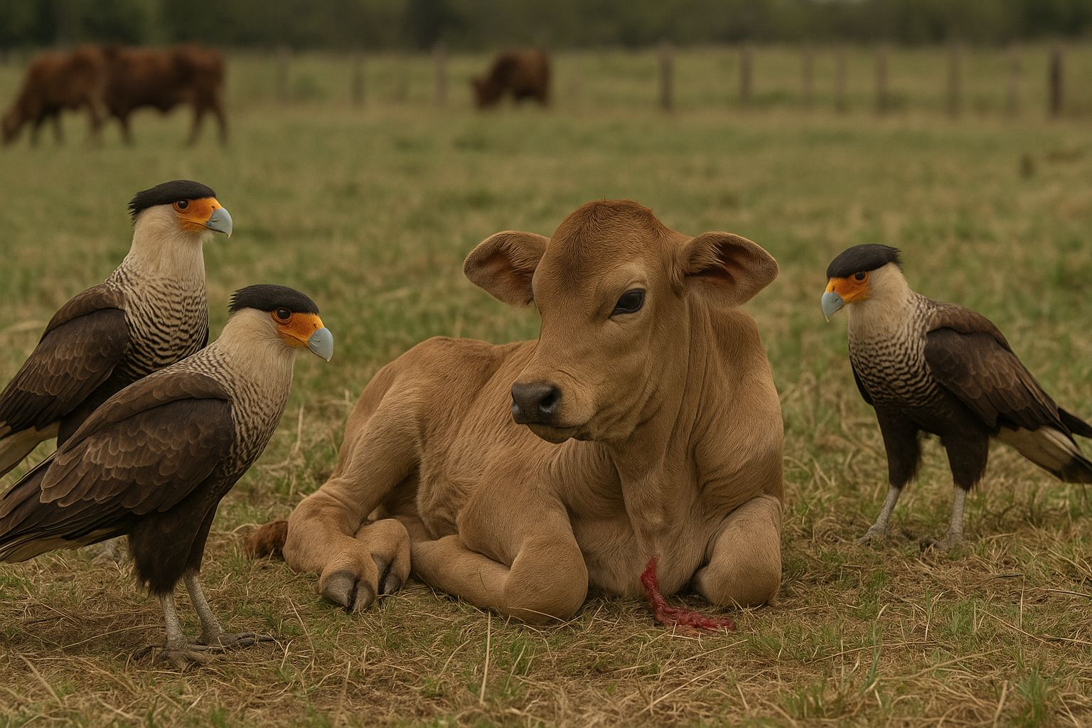 Carcarás atacam bezerros e preocupam pecuaristas da América do Sul