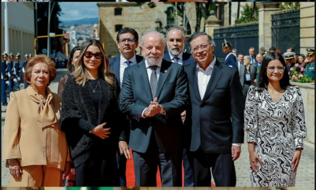 Lula e Janja conhecem a Casa de Nariño antes de cúpula em Bogotá