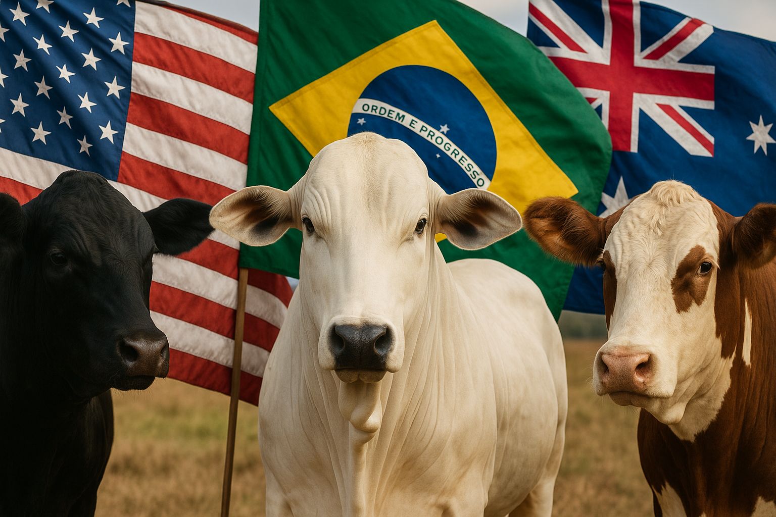 Pela primeira vez, EUA, Brasil e Austrália entram juntos na mesma fase do ciclo da pecuária