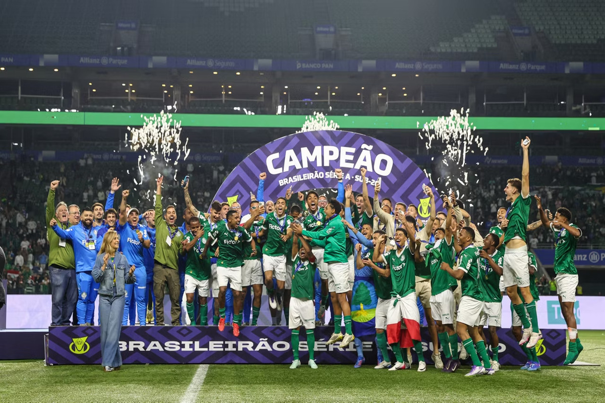 Palmeiras divulga bastidores do título do Brasileiro Sub-20; veja