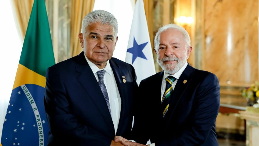 Ao vivo: Lula recebe o presidente do Panamá