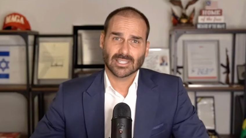 Moraes é merecedor das sanções dos EUA, diz Eduardo Bolsonaro