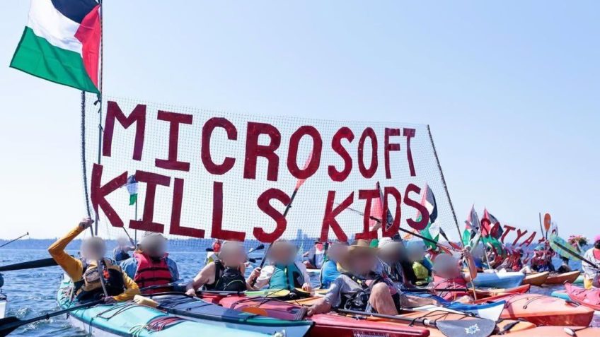 Microsoft demite 2 funcionários após protesto contra Israel