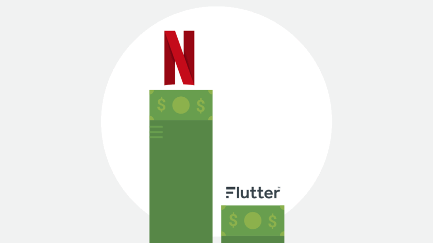 Flutter atinge 10ª posição entre empresas mais valiosas do entretenimento