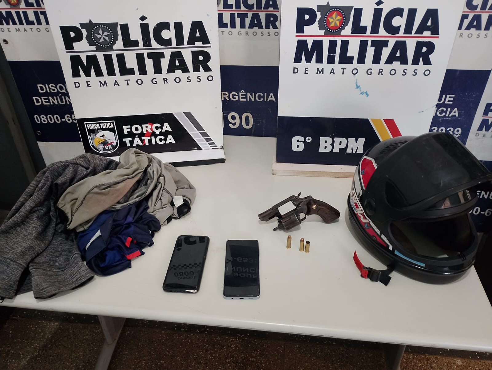 Polícia Militar prende dois suspeitos por tentativa de homicídio em Cáceres
