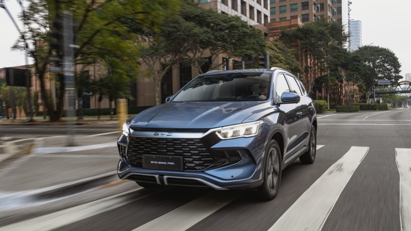 BYD exporta carros elétricos fabricados na Tailândia para a Europa