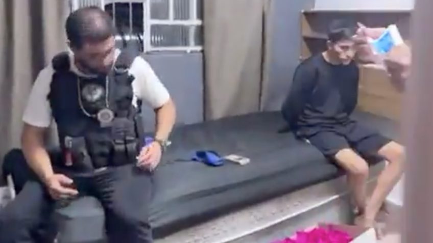 Vídeo mostra prisão de suspeitos de invadir casa dos Bolsonaros