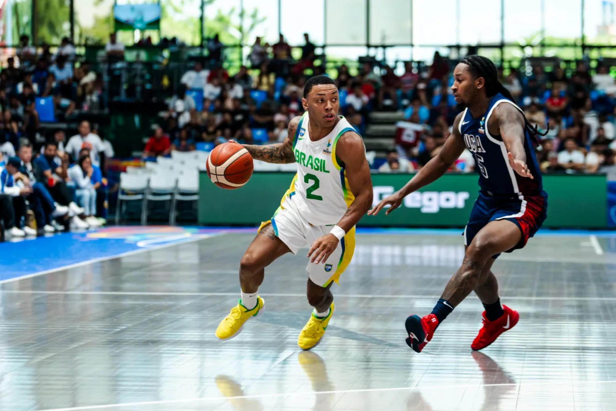 Brasil e Argentina se enfrentam na final da Copa América de Basquete