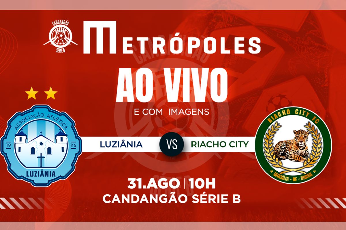 Candangão Série B: Luziânia x Riacho City ao vivo e com imagens