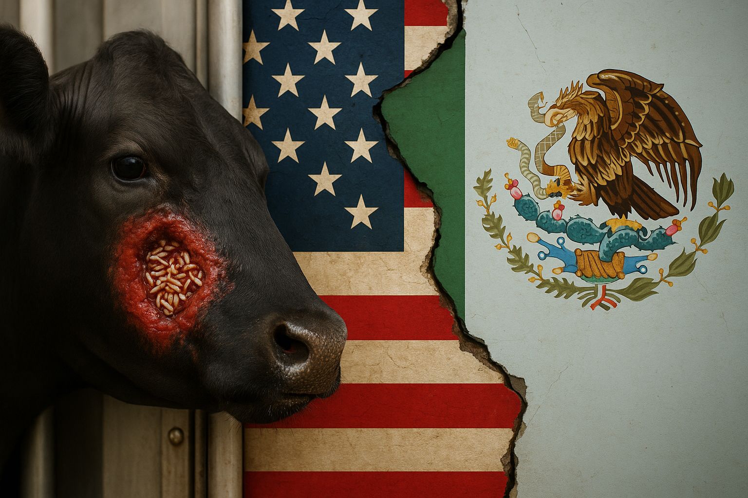 México registra aumento alarmante de 53% nos casos de bicheira carnívora em animais
