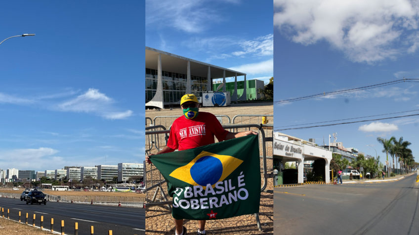 Apoiadores de Bolsonaro evitam se reunir no dia de julgamento em Brasília