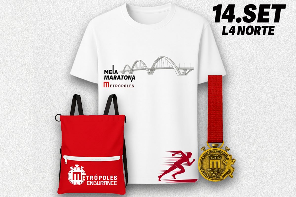 Meia Maratona Metrópoles: confira itens do kit atleta e onde retirar