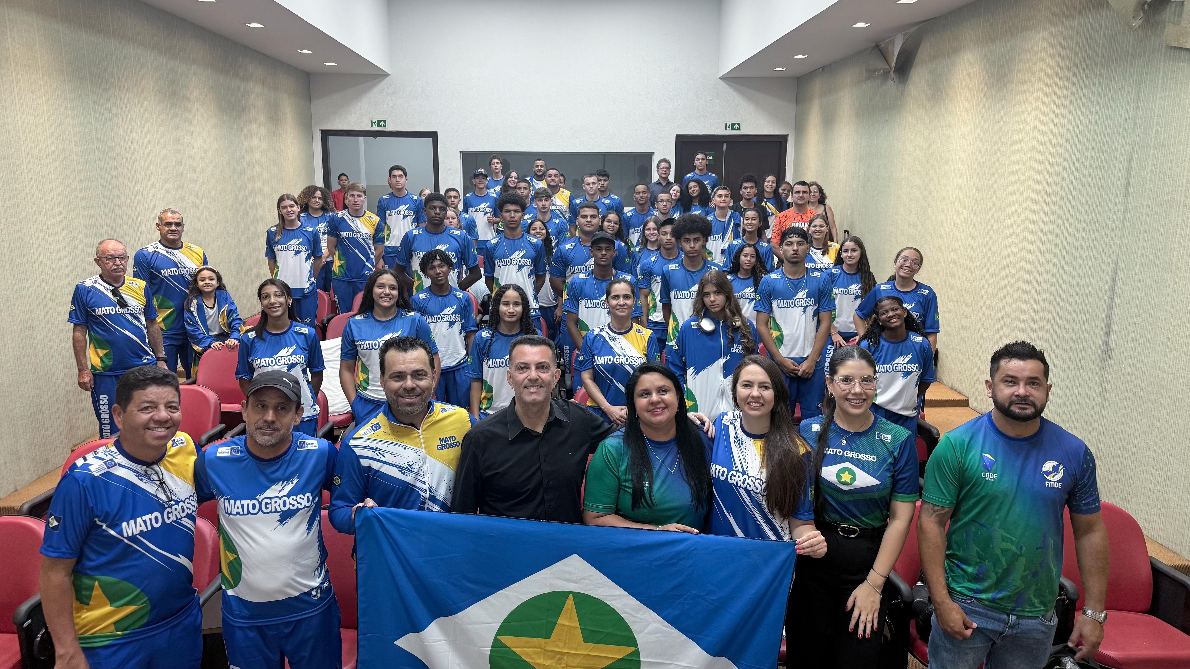 Estudantes de 15 a 17 anos representam Mato Grosso nos Jogos da Juventude em Brasília (DF)