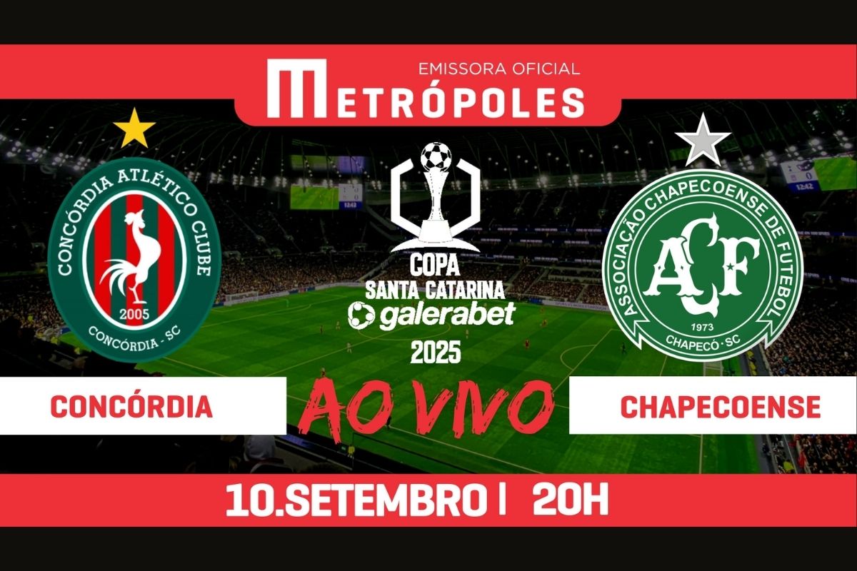 Veja Concórdia x Chapecoense pela Copa Santa Catarina