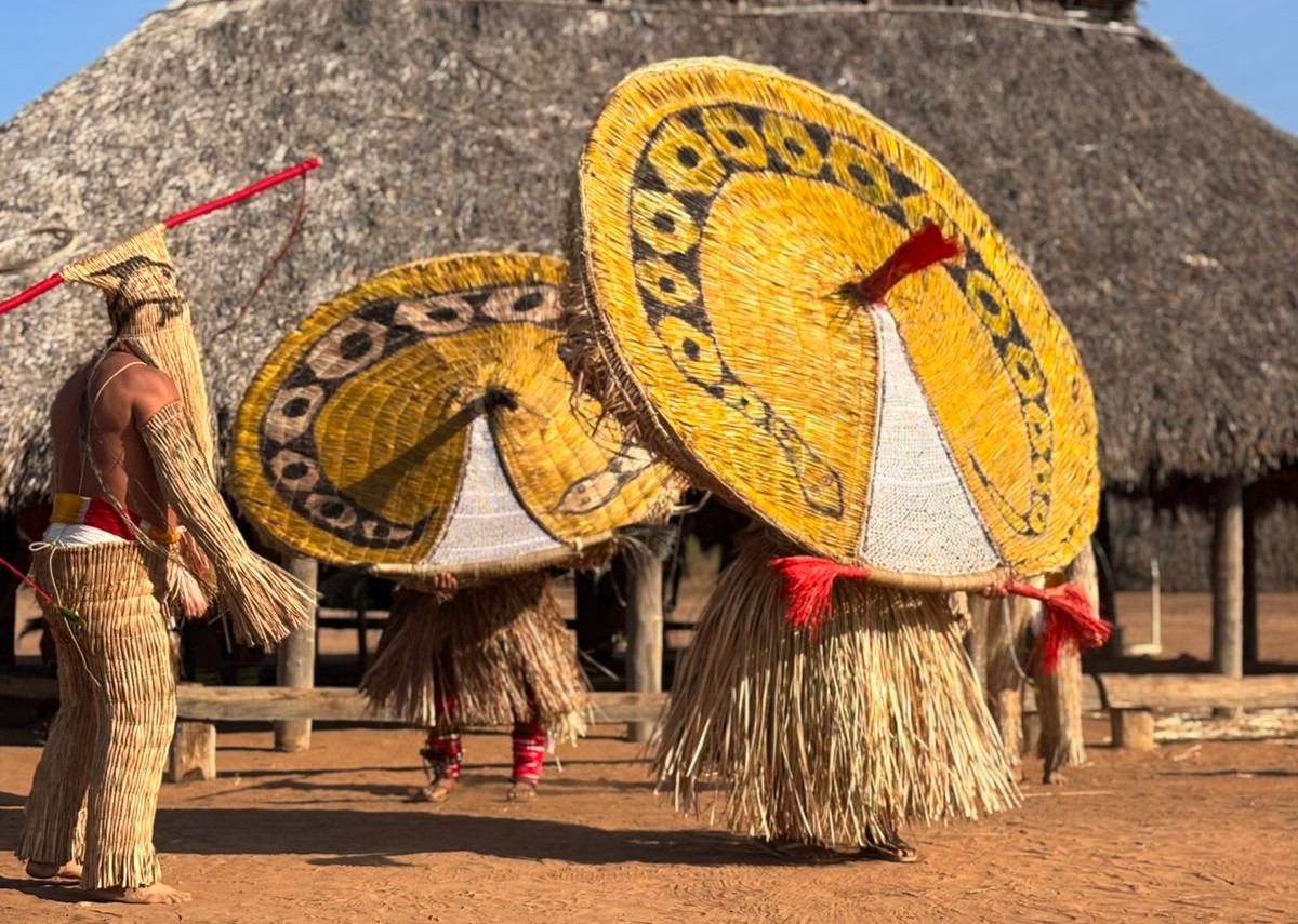 Casa Cuiabana recebe exposição de máscaras sagradas confeccionados pelo povo Mehinaku, do Alto Xingu