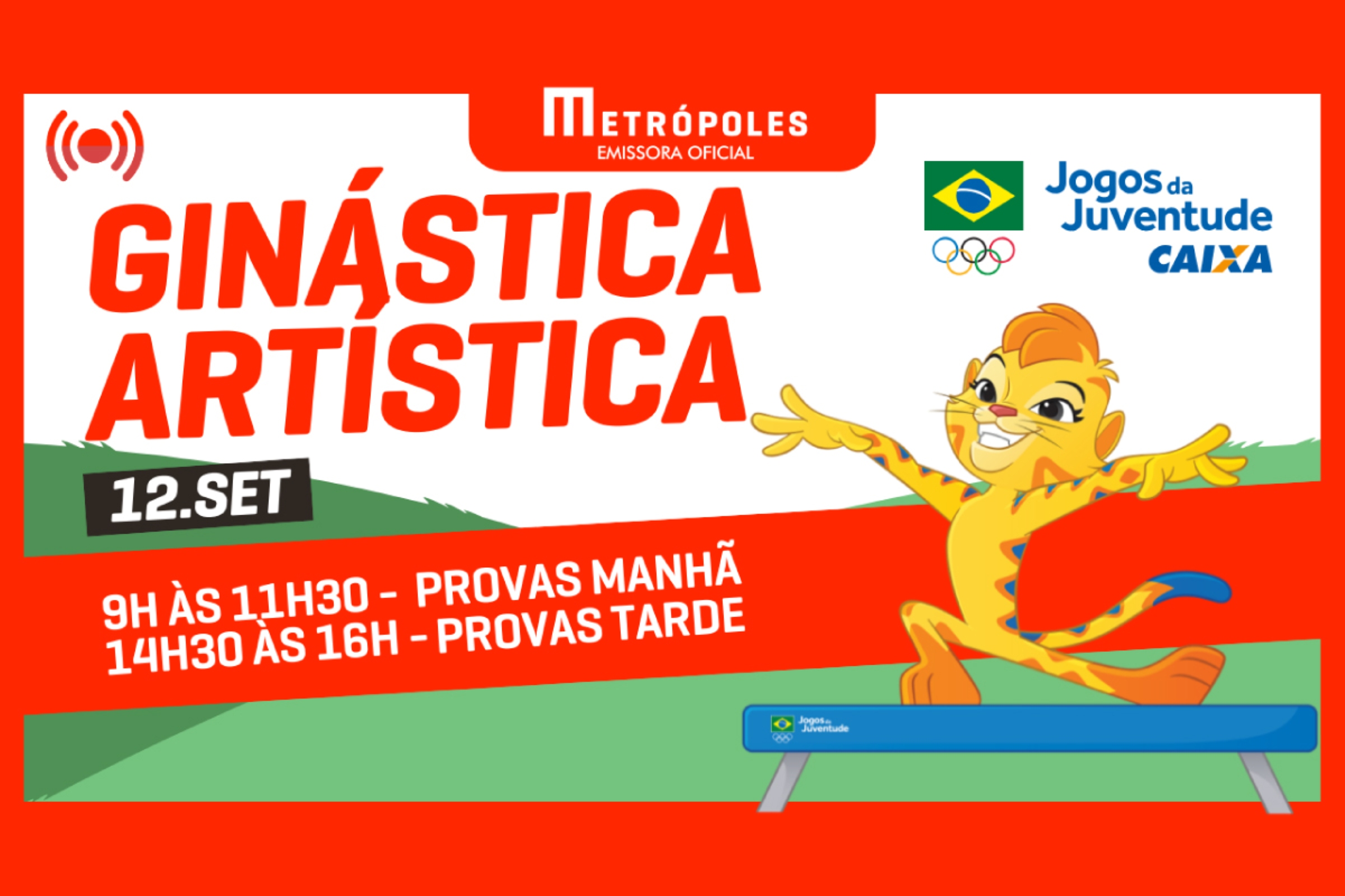 Jogos da Juventude 2025: veja disputa da ginástica artística