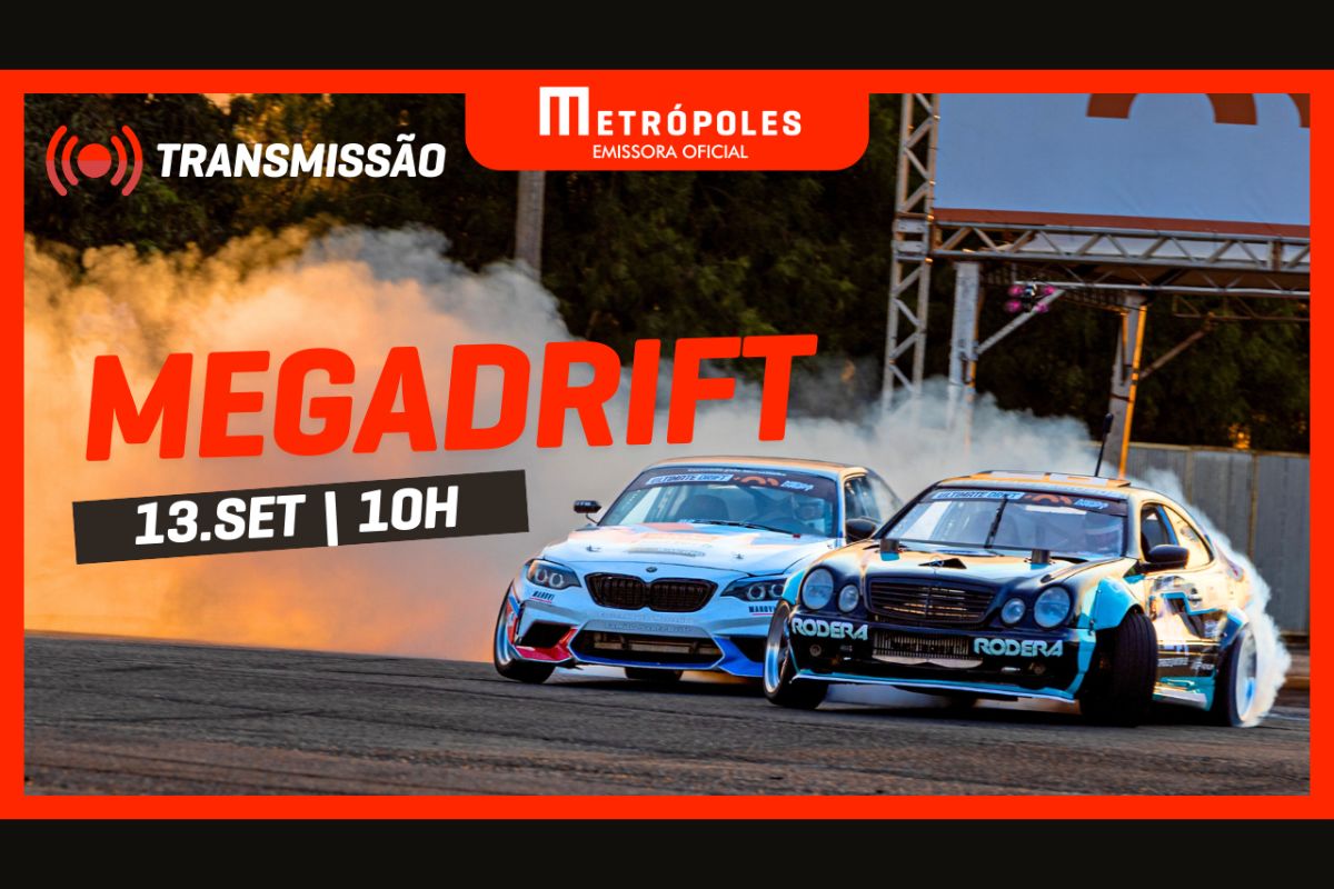 Acompanhe a terceira etapa do Mega Drift Brasil ao vivo pelo YouTube