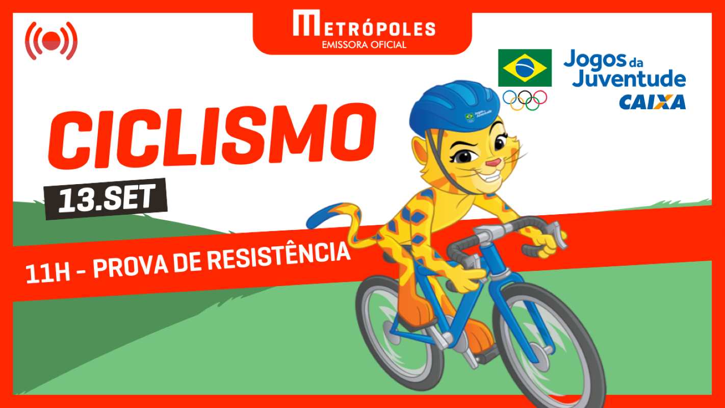 Jogos da Juventude 2025: veja disputa do Ciclismo ao vivo pelo YouTube