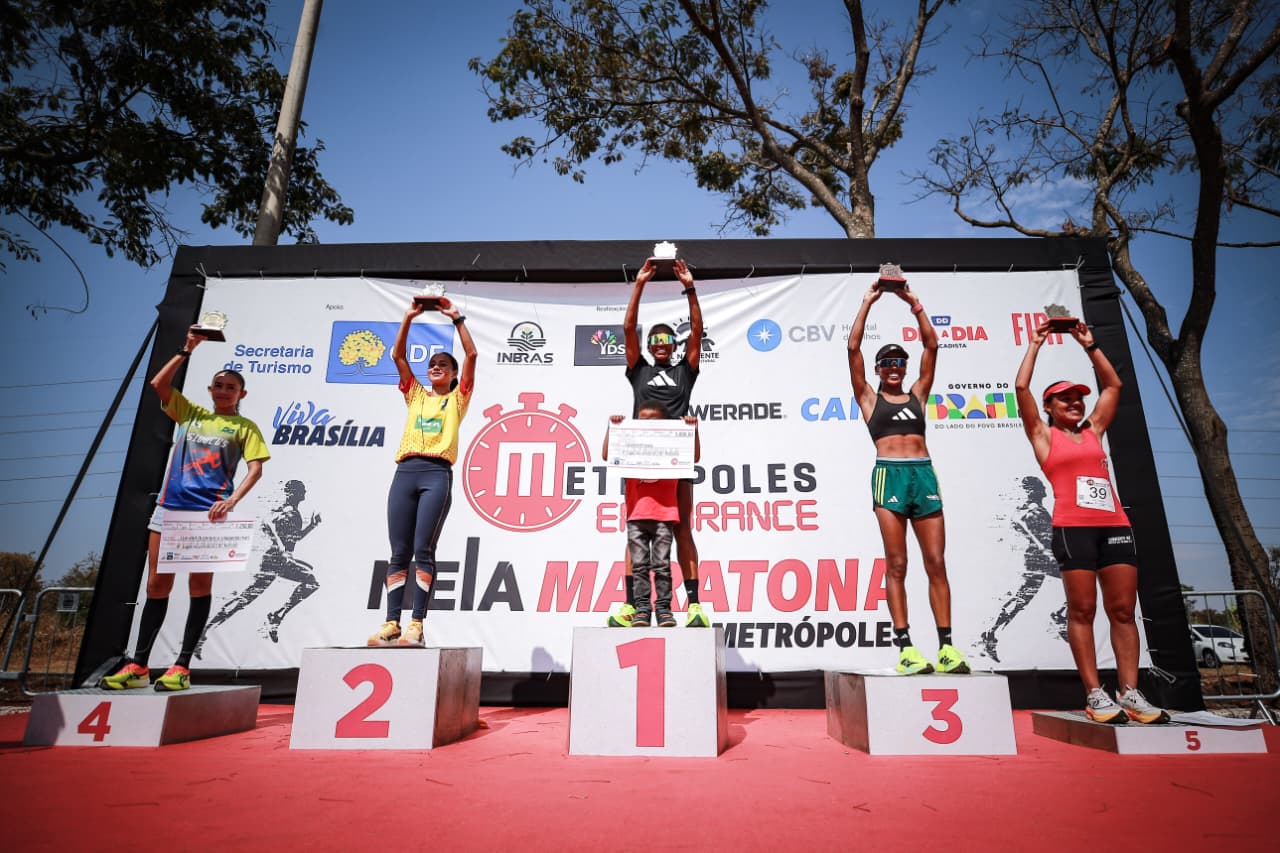 Meia Maratona Metrópoles: confira os vencedores dos 21 km