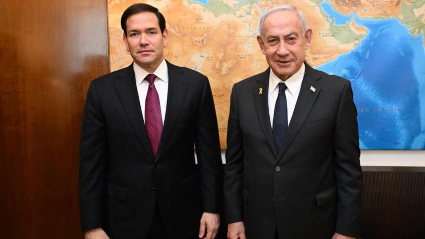 Marco Rubio e Netanyahu apoiam eliminação do Hamas