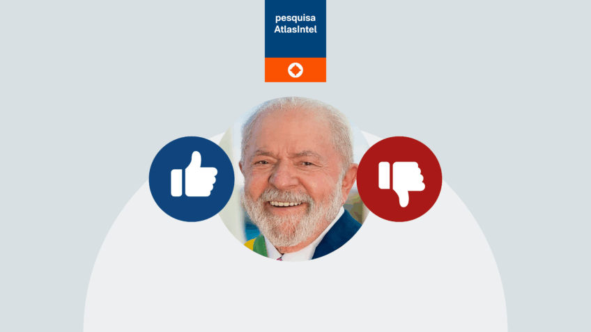 50,8% aprovam Lula e 48,3% desaprovam, diz AtlasIntel