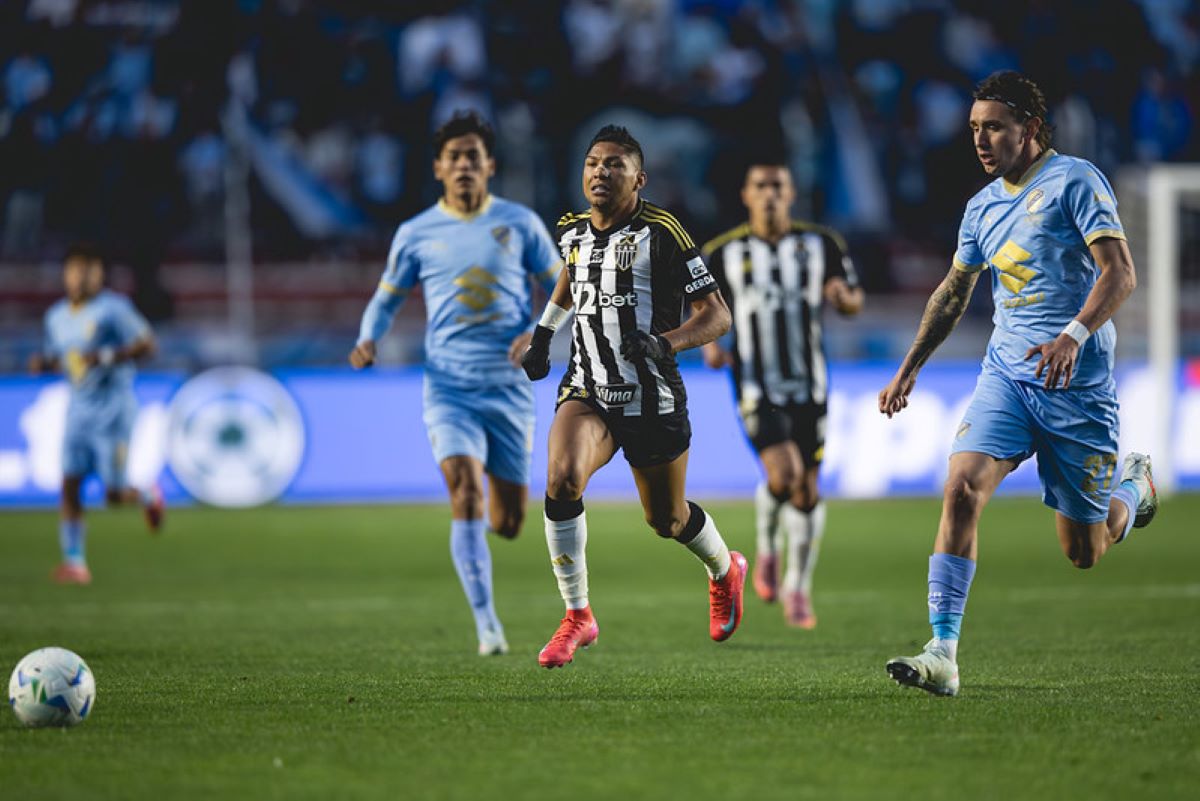 Em jogo de quatro gols, Galo e Bolívar empatam pela Sul-Americana