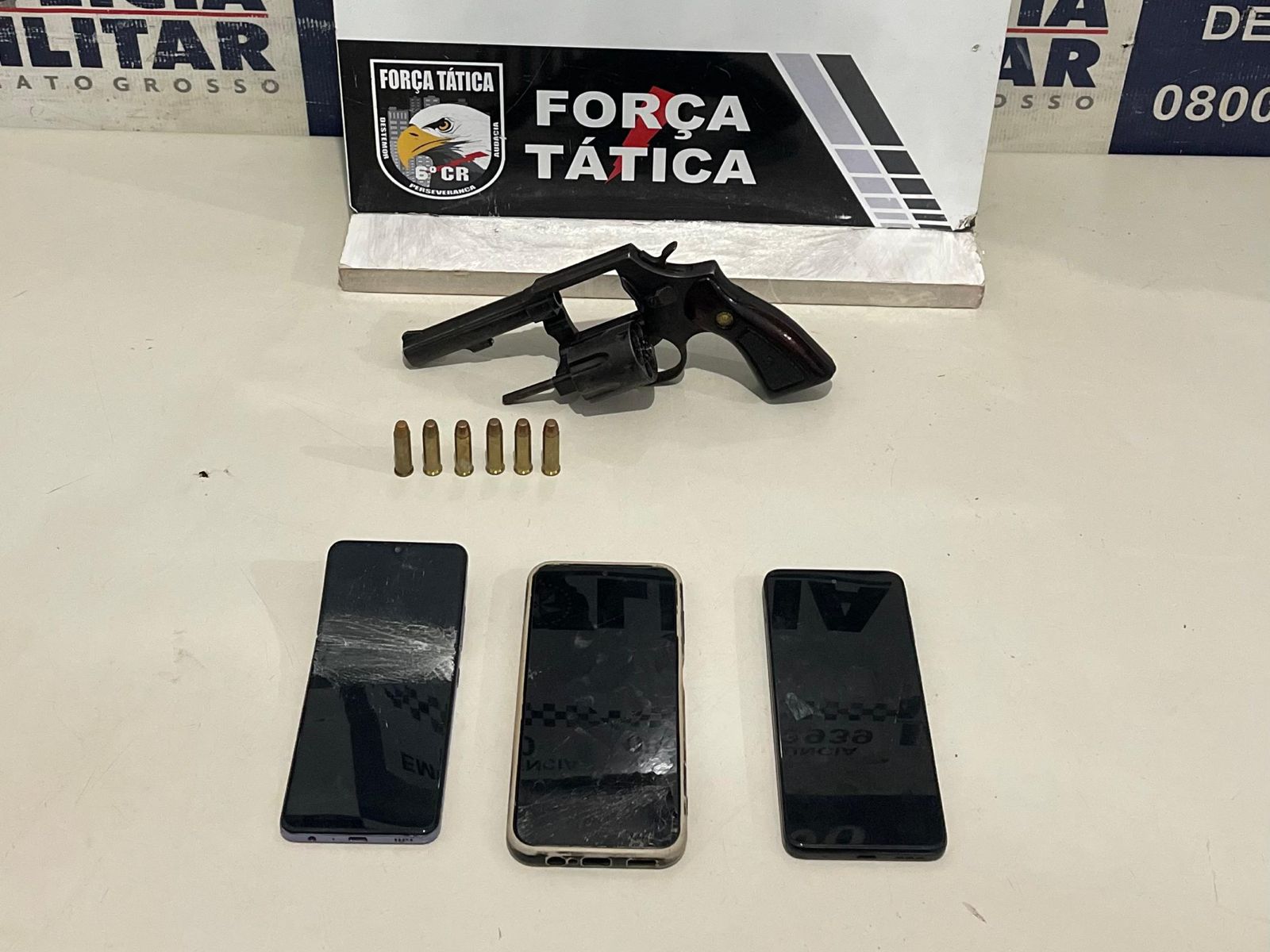 Polícia Militar prende três integrantes de facção que planejavam homicídio de rival em Cáceres