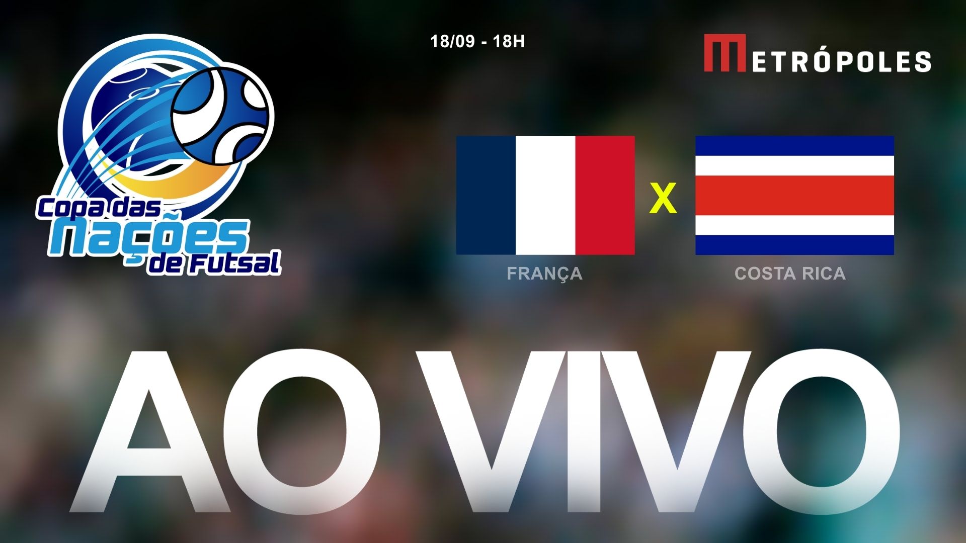 Copa das Nações de Futsal: Assista França x Costa Rica pelo YouTube