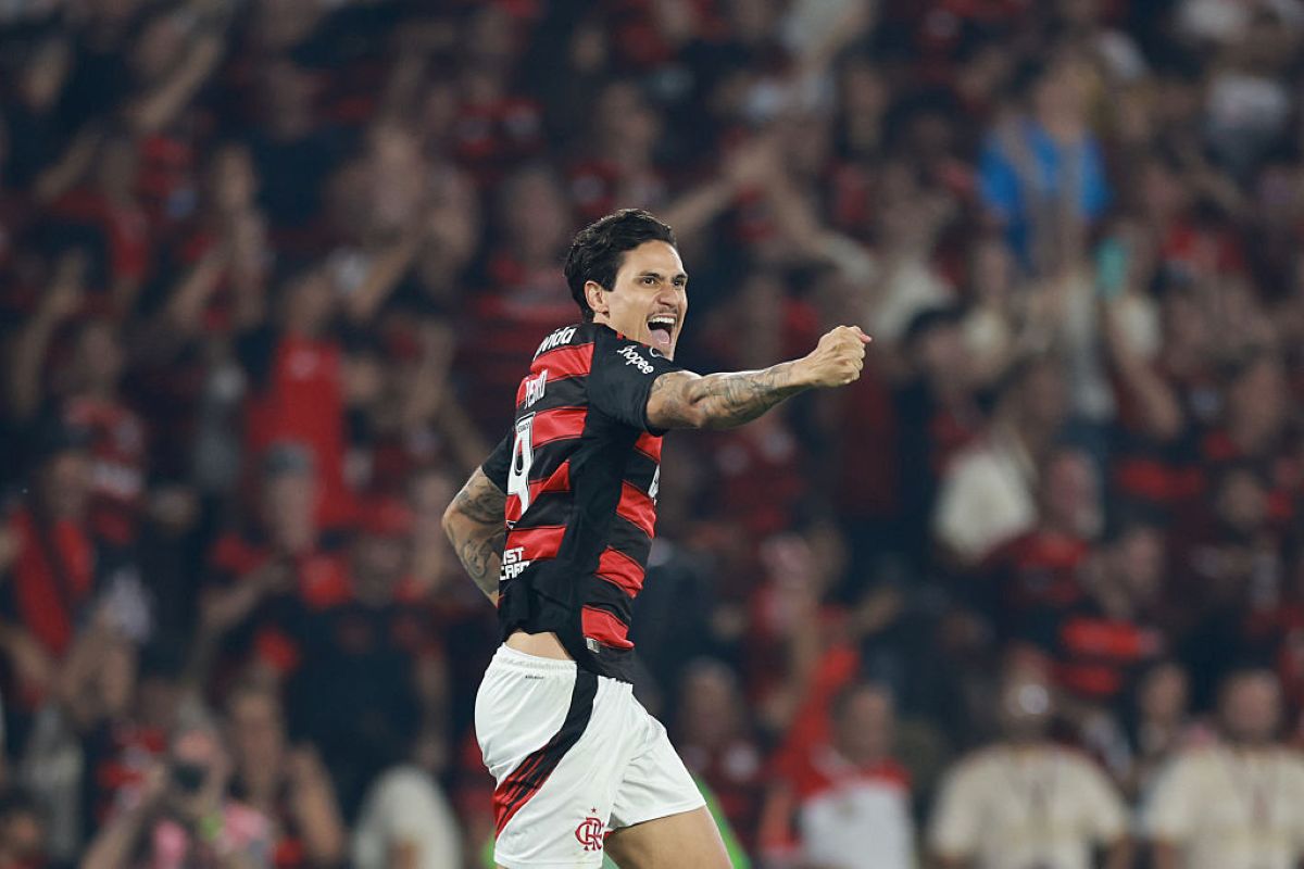 Pedro marca o gol mais rápido da história do Flamengo na Libertadores