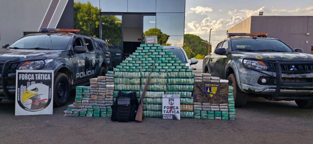 Operação apreende mais de 420 quilos de drogas e gera prejuízo de R$ 9 milhões às facções criminosas