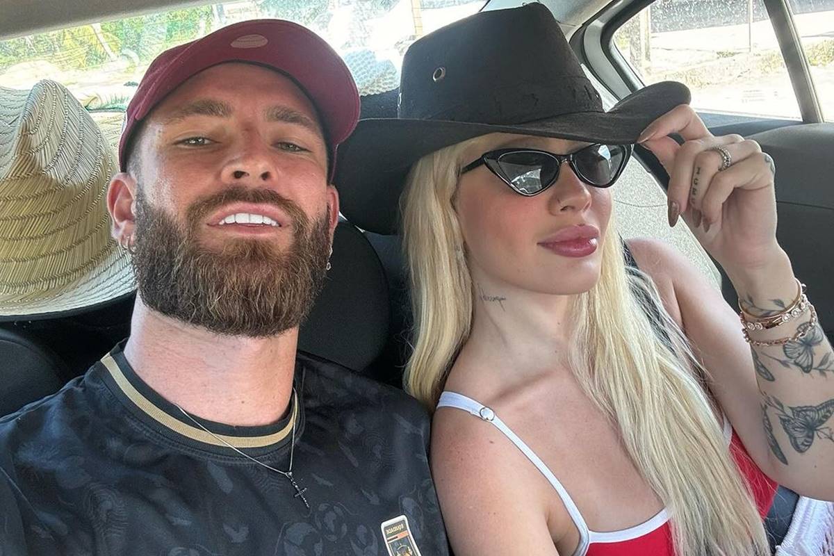 Léo Pereira esteve em festa antes de término com Karoline Lima