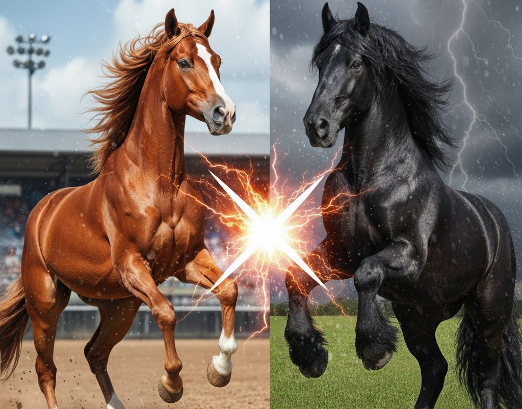 Cavalos de sangue quente x sangue frio: Entenda as diferenças