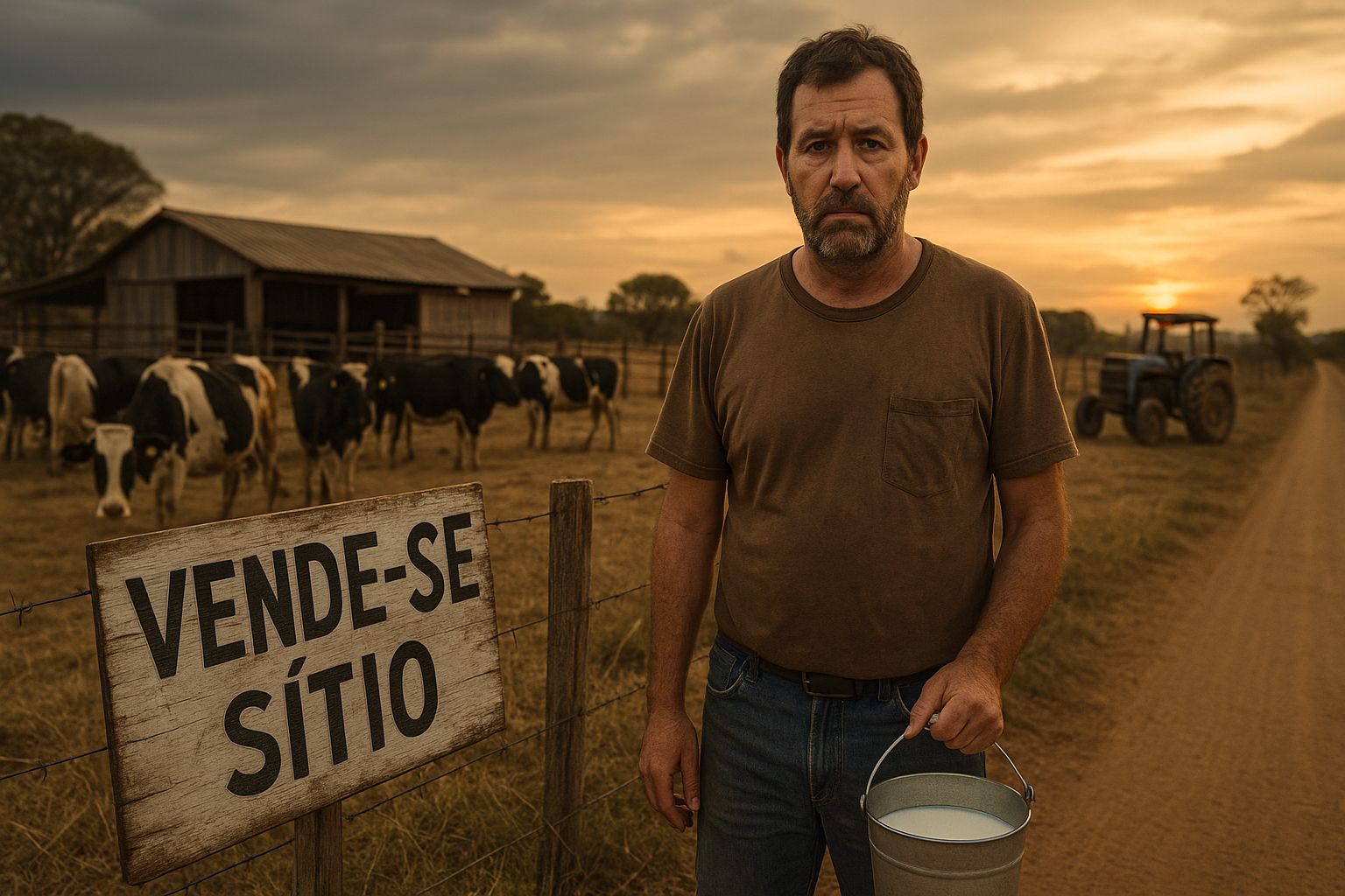 “Vai ter que escolher se compra alimento para a família ou ração para as vacas”, afirma produtor de leite