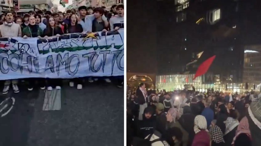 Europa tem onda de protestos após flotilha ser interceptada